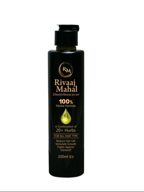 Rivaaj Mahal Ayurvedic Hair Oil - For Long, Strong & Lustrous Hair