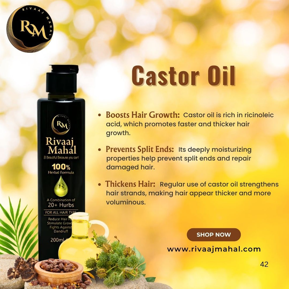 Rivaaj Mahal Ayurvedic Hair Oil - For Long, Strong & Lustrous Hair