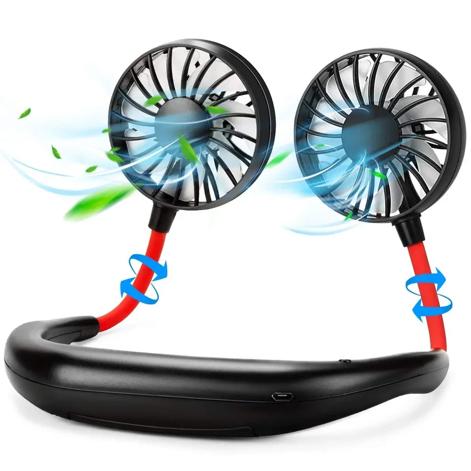 Portable Hanging Rechargeable Neck Fan