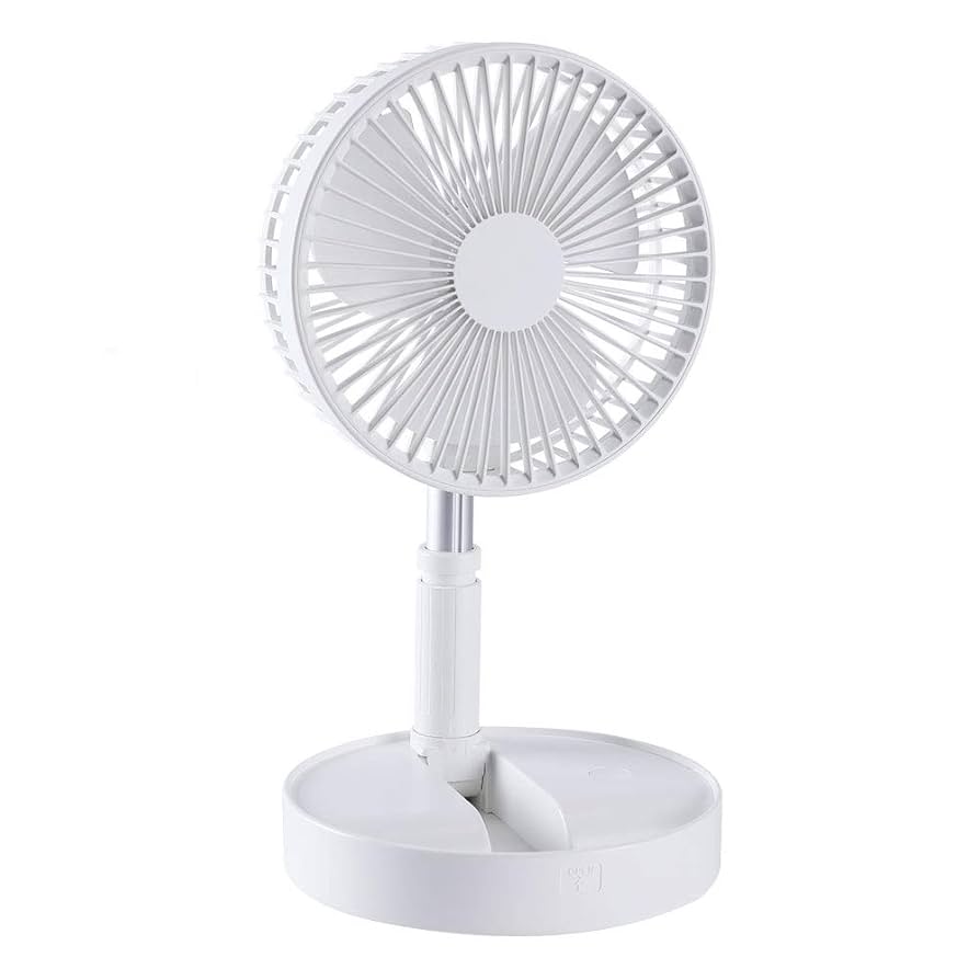 Portable USB Fan: Adjustable, Foldable, and Rechargeable