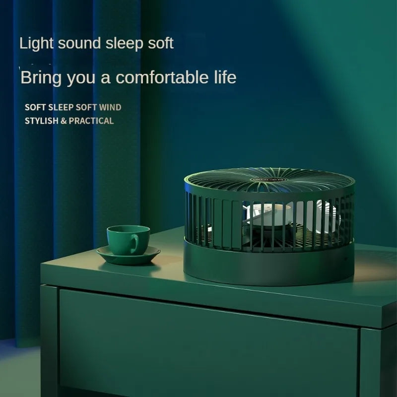 Portable USB Fan: Adjustable, Foldable, and Rechargeable